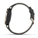 Garmin Lily Smartwatch - Womens, Metal Hazel / Black Leather, 010-02384-A1