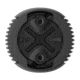 Garmin Quarter-Turn to Friction Flange Mount Adapter, Black 010-12494-00