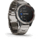 Garmin Quatix 6 Titanium Watch 47mm - Sapphire Edtion, w/ Ti Band, Gray, 010-02158-94
