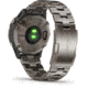 Garmin Quatix 6 Titanium Watch 47mm - Sapphire Edtion, w/ Ti Band, Gray, 010-02158-94