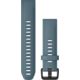 Garmin Quick Fit 20 Watch Band, Lakeside Blue Silicone, 20 mm, 010-12870-00