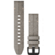 Garmin Quick Fit 20 Watch Band, Shale Gray Suede Leather, 20 mm, 010-12876-00