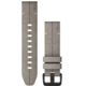Garmin Quick Fit 20 Watch Band, Shale Gray Suede Leather, 20 mm, 010-12876-00