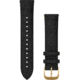 Garmin Quick Release Band, 20 mm, Black Embossed Italian Leather w/Gold Hardware, 010-12924-22