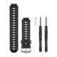Garmin Replacement Bands, Forerunner 230, Black/White 010-11251-82