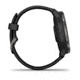 Garmin Venu 2 Watch, Slate Stainless Steel Bezel with Black Case and Silicone Band, Slate/Black, 010-02430-01