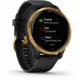 Garmin Venu GPS Smartwatch, Black/Gold, 010-02173-31