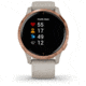 Garmin Venu GPS Smartwatch, Light Sand/Rose Gold, 010-02173-21