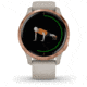 Garmin Venu GPS Smartwatch, Light Sand/Rose Gold, 010-02173-21