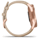 Garmin Vivomove 3 Luxe Hybrid Smartwatch w/Leather Band, Rose Gold/Light Sand, 010-02241-01