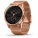 Garmin Vivomove 3 Luxe Hybrid Smartwatch w/Milanese Band, 18K Rose Gold/Black, 010-02241-04