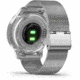 Garmin Vivomove 3 Luxe Hybrid Smartwatch w/Milanese Band, Silver/Black, 010-02241-03