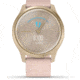 Garmin Vivomove 3 Style Hybrid Smartwatch w/Nylon Band, Blush Pink/Gold, Nylon, 010-02240-02
