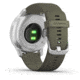 Garmin Vivomove 3 Style Hybrid Smartwatch w/Silicone Band, Moss Green/Silver, 010-02240-01