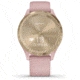 Garmin Vivomove 3S Hybrid Smartwatch, Dust Rose/Light Gold, 010-02238-01
