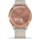 Garmin Vivomove 3S Hybrid Smartwatch, Light Sand/Rose Gold, 010-02238-02