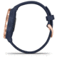 Garmin Vivomove 3S Hybrid Smartwatch, Navy/Rose Gold, 010-02238-03