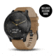 Garmin Vivomove HR, ENG, Premium, Black/Tan, One Size, 010-01850-10