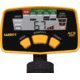 Garrett Ace 200, 6.5x9 in, Black/Yellow, Medium 1141070