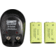 Garrett Recharger Kit for Garrett SuperWand and THD - 2 NiMH Batteries and 220 Volt Charger - European Standard 220v Outlet 1612100