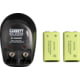 Garrett Recharger Kit for Garrett SuperWand and THD - 2 NiMH Batteries and 220 Volt Charger - European Standard 220v Outlet 1612100