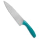 Gatco By Bear &amp; Son Gatco 13 Chef's Kitchen Knife, 8.75in, 440, Drop Point Blade, Teal Handle, Teal/Gray, 13.00 inch, BHQ-211977