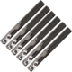 Gatco Sharpeners Edgemate Carbide Sharpener, Pack Of Six, Black Aluminum Handle, Tungsten Carbide, 40001P