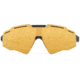 Gatorz Blastshield B2 Sunglasses, Black, Matte Black Logo, MilSpec Ballistic, Rose, Gold Mirror w/ Anti-Fog, ANSI Z87.1, Black, One Size, 841235127182