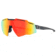 Gatorz Blastshield B2 Sunglasses, Graphite, Matte Black Logo, MilSpec Ballistic Polarized,Smoke, Sunburst Mirror w, Anti-Fog, ANSI Z87.1, Graphite, One Size, 841235127199