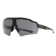 Gatorz Blastshield Sunglasses, Black Logo, OD Green Frame, Ballistic Smoke Lens, 841235126215