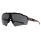 Gatorz Blastshield Sunglasses, Black Logo, TAN Frame, Balistic Smoke Lens, 841235126222