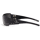Gatorz Boxster Sunglasses, Black Frame, Grey Polarized Lens BOXBLK01P