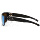 Gatorz Delta Sunglasses, Matte Black Frame, Smoked Polarized w/ Blue Mirror Lens, GDELMTBLK01P-B