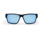 Gatorz Delta Sunglasses, Matte Black Frame, Smoked Polarized w/ Blue Mirror Lens, GDELMTBLK01P-B