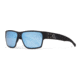 Gatorz Delta Sunglasses, Matte Black Frame, Smoked Polarized w/ Blue Mirror Lens, GDELMTBLK01P-B