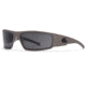 Gatorz Magnum Sunglasses, Cerakote Gunmetal Frame, Smoke Polarized w/Blue Mirror Lens, GZ-01-111