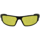 Gatorz Magnum Z Ansi Z87.1 Sunglasses, Matte Black Frame, Yellow W/ Anti-Fog Lens, MAGZBLK04A