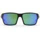 Gatorz Marauder Glasses, Brown Polarized Lens w/Green Mirror, Black, One Size, GZ-12-422