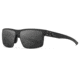 Gatorz Rig Sunglasses, Black Frame with Black Logo, Smoke Lenses, GZ-14-001