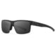 Gatorz Rig Sunglasses, Black Frame with Black Logo, Smoke Lenses, GZ-14-001