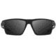 Gatorz Sentix Glasses, Black/Matte Black Logo/Polarized Smoke, Medium, GZ-18-010