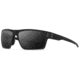 Gatorz Sentix Glasses, Black/Matte Black Logo/Polarized Smoke, Medium, GZ-18-010
