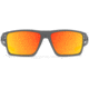 Gatorz Sentix Glasses w/ sunburst, Graphite/Matte Black Logo/Polarized Rose, Medium, GZ-18-180