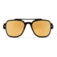 Gatorz Stark Sunglasses, Matte Blackout Frame, Smoked Polarized w/ Gold Mirror Lens, GZ-06-016