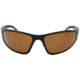 Gatorz Wraptor Sunglasses, Black Frame, Brown Lens WRABLK03