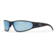Gatorz Wraptor Sunglasses, Black Frame, Smoke Polarized w/Blue Mirror Lens, WRABLK01P-B
