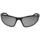 Gatorz Wraptor Sunglasses, Black Frame, Smoked Polarized W/ Chrome Lens, WRABLK01P-C