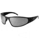 Gatorz Wraptor Sunglasses, Black Frame, Smoked Polarized W/ Chrome Lens, WRABLK01P-C