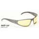 Gatorz Wraptor, Gunmetal Frame, Yellow Lens