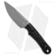 Gavko Knives EDC Neck Fixed Blade Knife, 3.25in, AEB-L Steel, Drop Point Blade, Carbon Fiber, Black Handle, Black/Gray, 6.75 inch, BHQ-22245